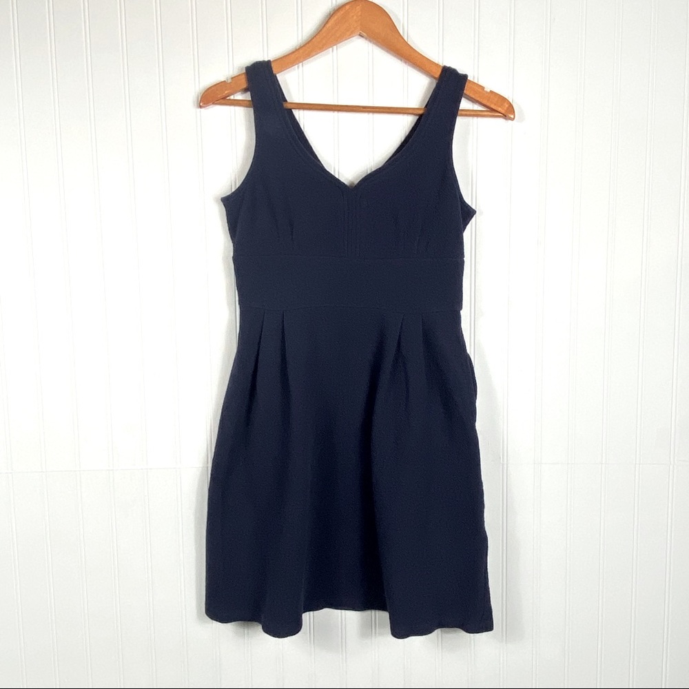 Maison Jules blue above knee sleeveless dress